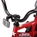 JOYSTAR 14 Inch Pluto Kids Bike with Training Wheels for Ages 3 4 5 Year Old Boys Girls Toddler Children BMX Bicycle Red