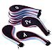HDE Neoprene Zippered Golf Club Iron Covers - Set of 10 (Blue)