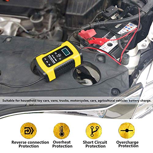 Car Battery Charger, BUDDYGO 12V 5A FullyAutomatic Smart Trickle