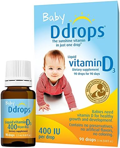 Ddrops Baby 400 IU, Vitamin D, 90 Drops (2)