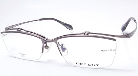 Amazon 跳ね上げ式 チタン製 老眼鏡 Decent3465 ブラウン チタン 追加でパソコンレンズも選択可能 パソコンレンズ 2 00 跳ね上げ 老眼鏡 老眼鏡