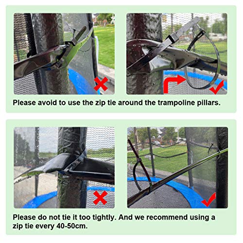 Landrip Trampoline Sprinkler,Trampoline Spray Water Park Fun Summer Outdoor Kids Water Sprinkler Game Toys Trampoline Accessories(32.8 Feet)