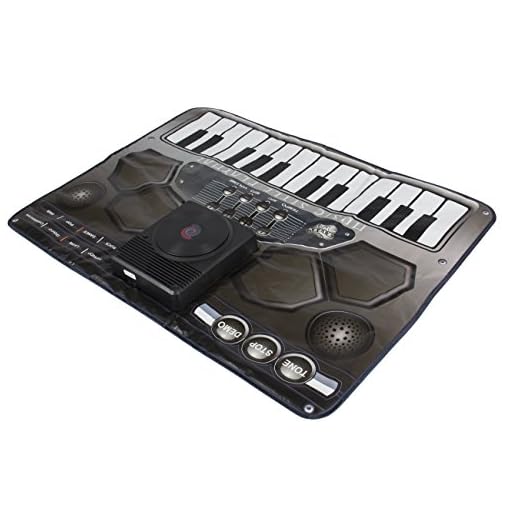 Best Choice Products Kids Music DJ Style Keyboard Piano Playmat with Microphone Great Gift, Multicolor - Image 4