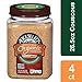 RiceSelect Organic Whole Wheat Couscous, Non-GMO, 26.5 oz (Pack of 4 Jars)