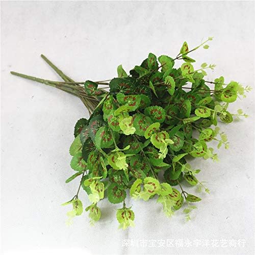 Artificial Eucalyptus Leaves Silk Foliage Realistic Fake Foliage Simulation Plant Natural Shrubs for Outdoor Home Kitchen Table Hanging Basket Balcony Decoration