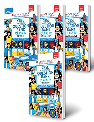 Oswaal CBSE MCQs Question Bank Chapterwise For Term-I, Class 12 (Set of 4 Books) Physics, Chemistry, Mathematics, English (With the largest MCQ Question Pool for 2021-22 Exam) Oswaal CBSE MCQs Question Bank Chapterwise For Term-I, Class 12 (Set of 4 Books) Physics, Chemistry, Mathematics, English (With the largest MCQ Question Pool for 2021-22 Exam)