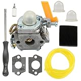 Butom RY30002A Carburetor with Air Filter Adjustment Tool for Ryobi RY30000 RY30000A CS30 RY30002 RY30041A SS30 RY30004 RY30004A RY30061A BC30 RY30021A RY52001 RY52003 30cc String Trimmer Gas Pruner