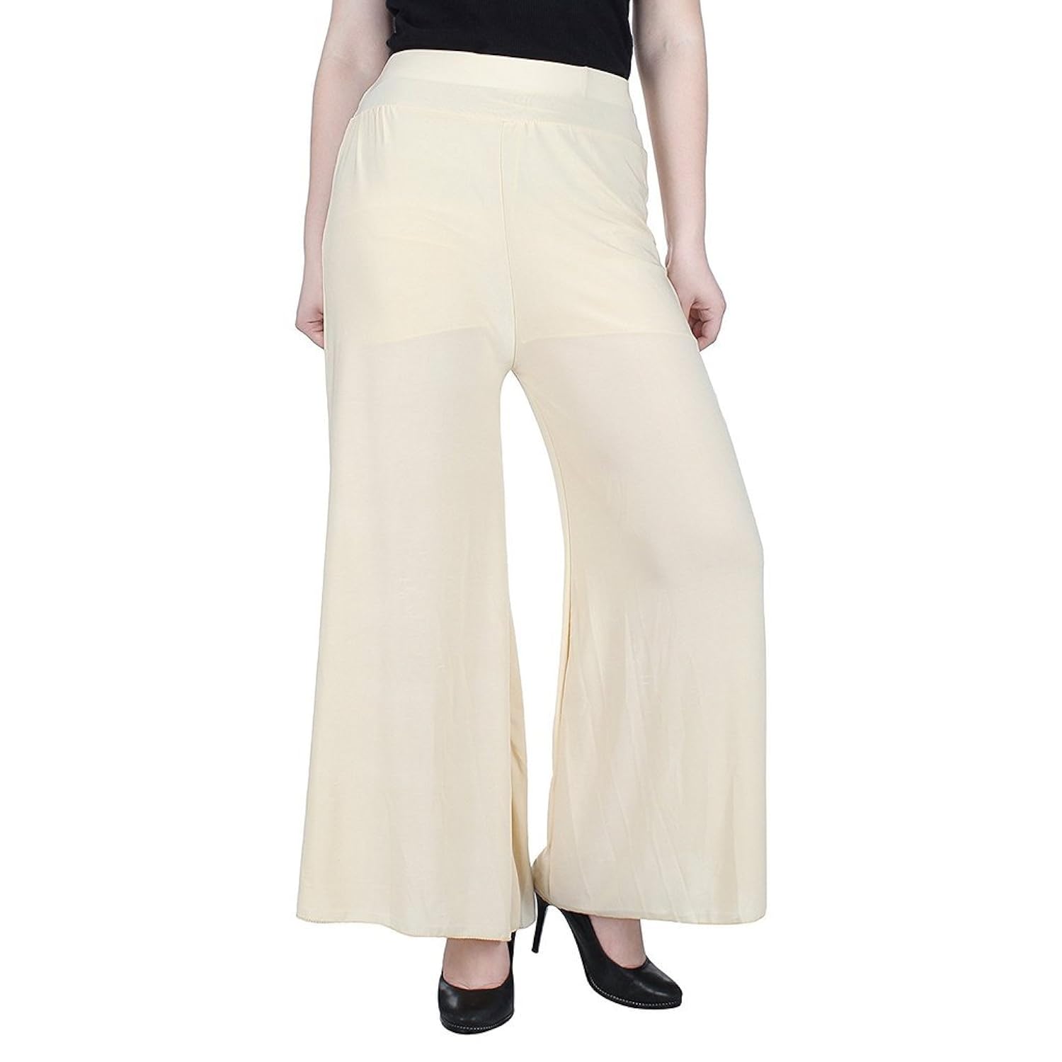 pi world casual palazzo free size- lycra