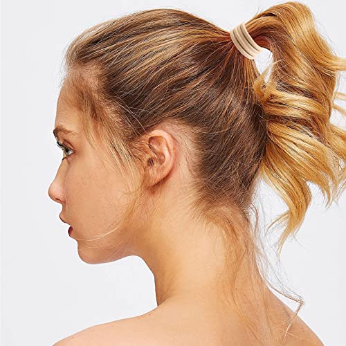 200PCS Hair Ties, Ponytail Holders for Girls, Hair Ealstics for Women, No Crease Hair Bands Rubber Bands for Thick Thin Hair, Hair Accessory for Women Girls