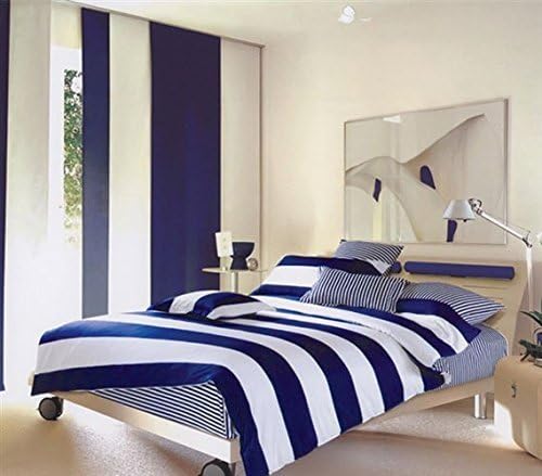 Amazon Com Byourbed Royal Navy White Twin Xl Comforter Home