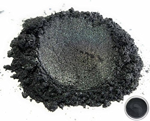 50gr "Ronin Black" Mica Powder Pigments (Resin, Paint, Epoxy, Soaps, Nail Polish, Liquid Wraps)