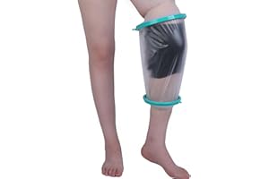 CIVJET Cast Covers for Shower Leg, Waterproof Cast Cover for Showering, Knee Surgery Recovery Equipment, Waterproof Knee Brac