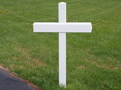 Handy Post Double 54-in x 32-in White Vinyl Mailbox Post Sleeve - Thumbnail 5