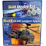 Helicóptero Apache c/ tintas, pincéis e cola - REVELL ALEMA