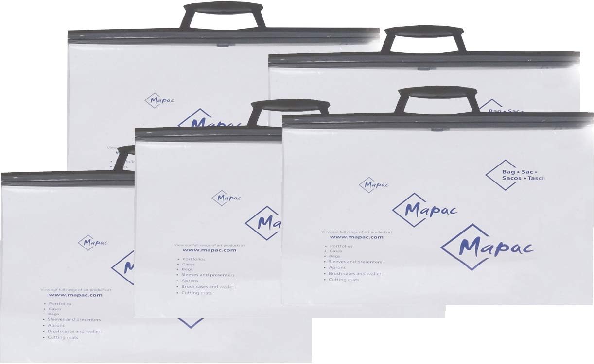 Mapac Clear Project Bag A2 - Pack of 5