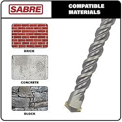 Sabre Tools 1 Inch x 12 Inch SDS Plus Rotary Hammer