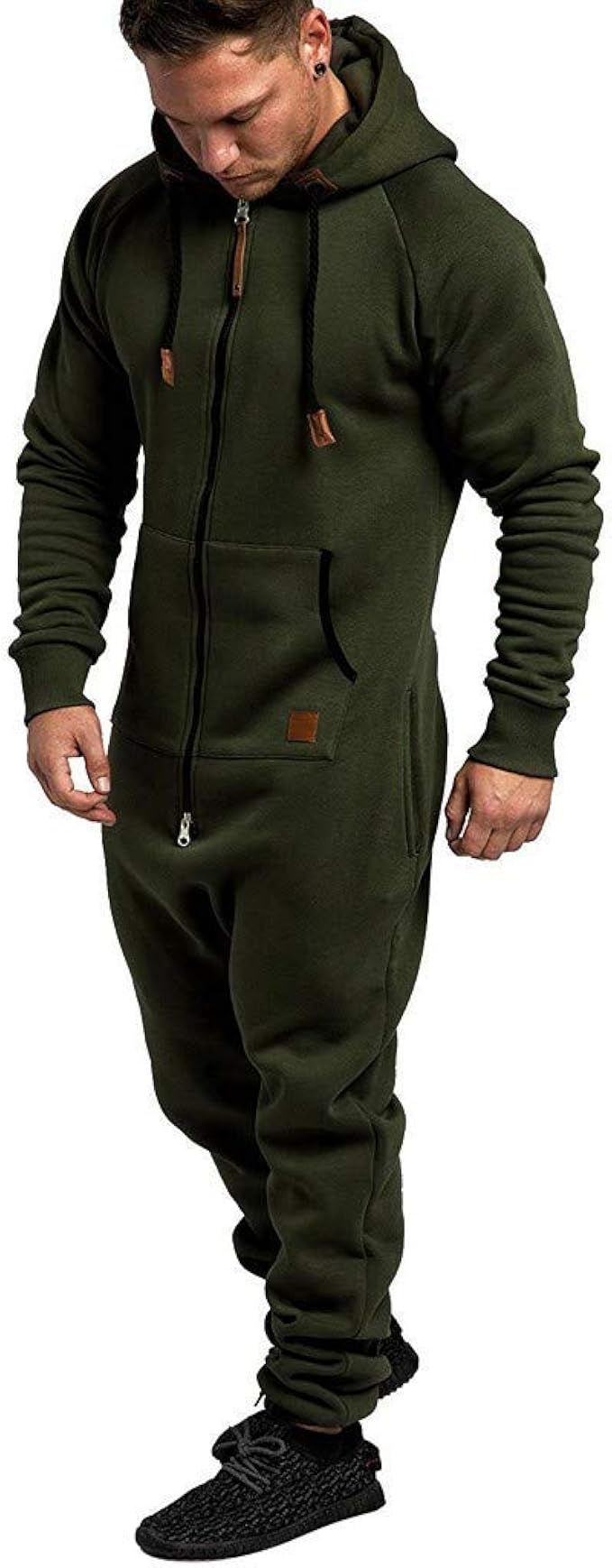 Crystallly Herren Overall Jogger Jumpsuit Onesie Sportanzug Jogging