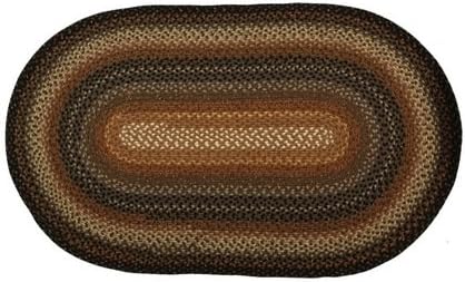 Cotton Cocoa Bean Rug Rug Size: Oval 2'3" x 4'