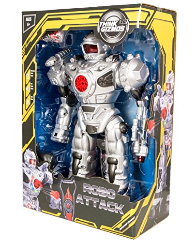 Think Gizmos Large Remote Control Robot for Kids – Superb Fun Toy RC ...
