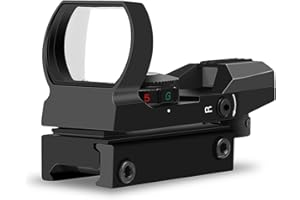 HD101 Red Green Point Gun Scope Reflex Reticle Tactical Scope with 11/20mm Rail