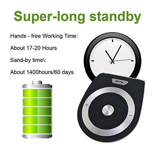 image for Geelyda Bluetooth Car Speakerphone, Wireless Hands-Free Speaker Motion