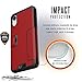 URBAN ARMOR GEAR UAG iPhone XR [6.1-inch Screen] Metropolis Feather-Light Rugged Folio [Magma] Military Drop Tested iPhone Card Case