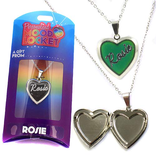 Stands Out Personalised Mood Locket Necklace - Rosie