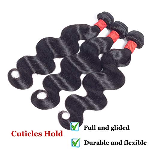 Voguetrend Hair Brazilian Virgin Hair 4 Bundles Body Wave 8a