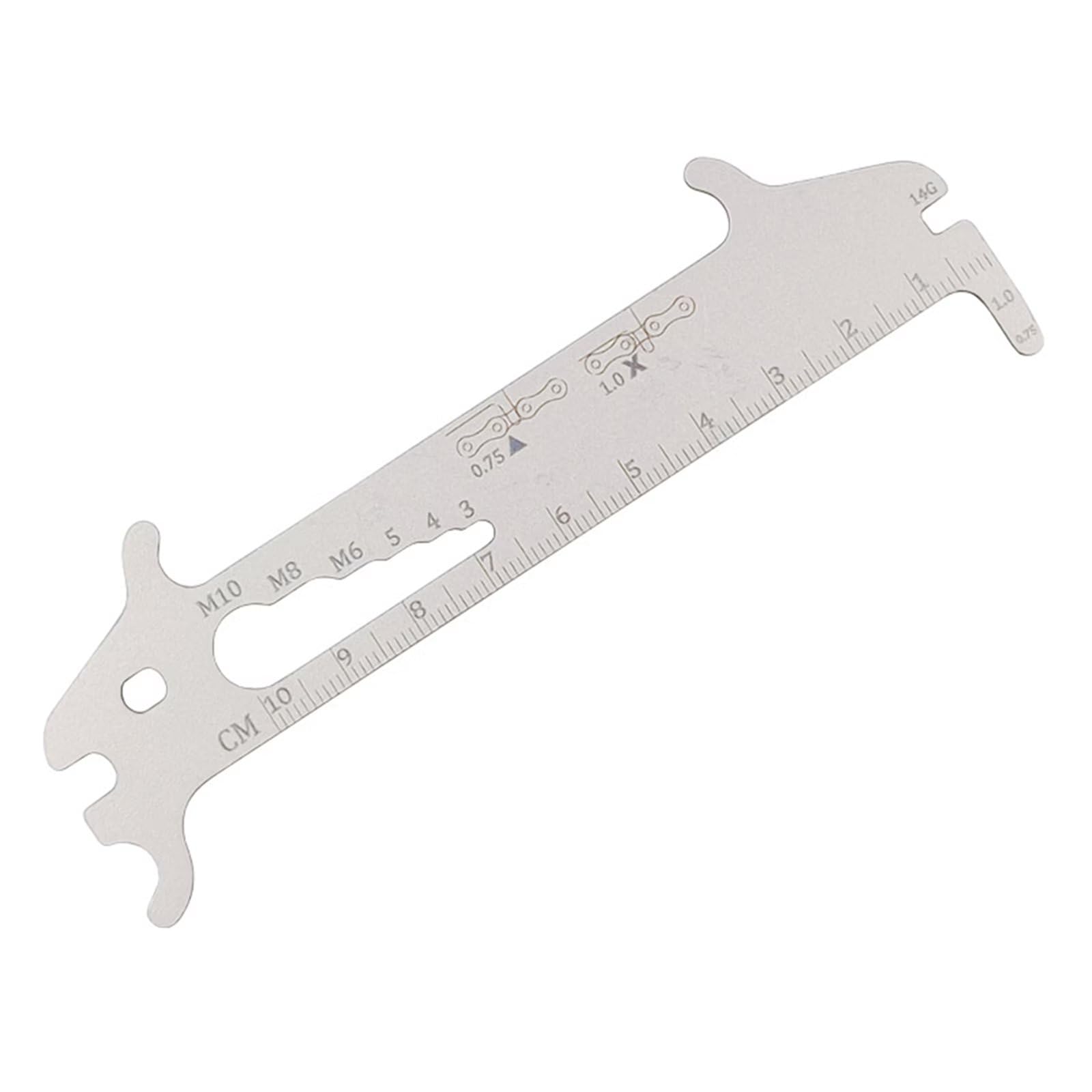 WANGCL Chain Checker tool 7 in 1 Chain Wear Gauge 14G Bicycle Spoke Wrench for Road Bikes Mountain Bikes Folding Bikes