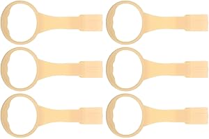 HANABASS 6pcs Baby Pull up Handles for Playpen, Nursery Pull Rings for Toddlers Learning to Stand, Light