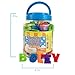 Boley 120 Piece Toddler Bucket of Magnetic Letters and Numbers - Magnetic Play Letters, Numbers and Symbols in A Clear Transportable Bucket - Great Educational Toy for Kids, Children, and Toddlers!