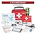 First aid kit,All-Purpose aid kit and Compact Emergency kit First aid for Office,aid Kit Medical for Outdoors,Hiking First aid kit and Camping Emergency kit (Red)