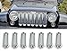 Opall Chrome Front Grill Mesh Grille Insert Kit For JEEP Wrangler JK Sahara Sport Rubicon Unlimited X X-S Mountain Islander Wilys Wheeler Polar Freedom 2007-2016 …