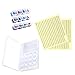 Diamond Painting Accessories Color Number Stickers for Storage Containers, 517 Self Adhesive Labels for Diamond Art Tools Storage Box, Diamond Painting Kits for Adults and Kids (2 Packs)