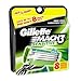 Gillette Mach3 Power Men's Razor Blade Refills, Sensitive, 8 Count (packaging may vary)