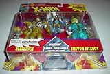 X-Men: Special Metallic Edition: Maverick, Wolverine and Trevor Fitzroy Poseable Action Figures
