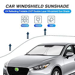 KUST Custom Fit Windshield Sun Shade for Mazda 3
