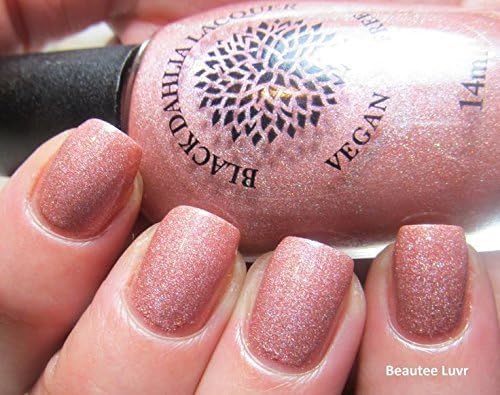 Black Dahlia Lacquer Capital Rose Garden Nail Polish, Vegan, Cruelty Free, Handmade