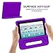 MoKo Case for All-New Amazon Fire HD 10 Tablet (7th Generation, 2017 Release) - Kids Shock Proof Convertible Handle Light Weight Super Protective Stand Cover Case for Fire HD 10.1 Inch Tablet, PURPLE