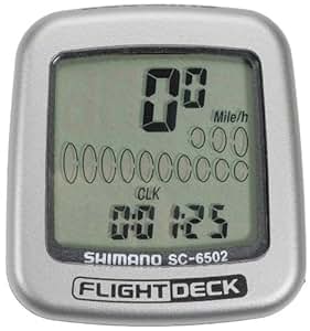 Shimano pro sx-4x wireless cycling computer 7function Amazon.com : Shimano SC-6502 Flight Deck Computer Head : Shimano Bike