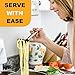 PREMIUM Silicone Kitchen Serving Utensil Set - Stainless Steel Metal and Black Utensils Including Tongs Spoons Spatula Ladle Whisk and Frosting Spatula Professional Nonstick Safe Modern Cooking Tools