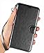ERAGLOW Galaxy J7 V / J7 Perx / J7 Sky Pro / J7 Prime / J7 2017 / Galaxy Halo Case Luxury PU Leather Wallet Flip Protective Case Cover with Card Slots and Stand for Samsung Galaxy J7 2017 (Black)