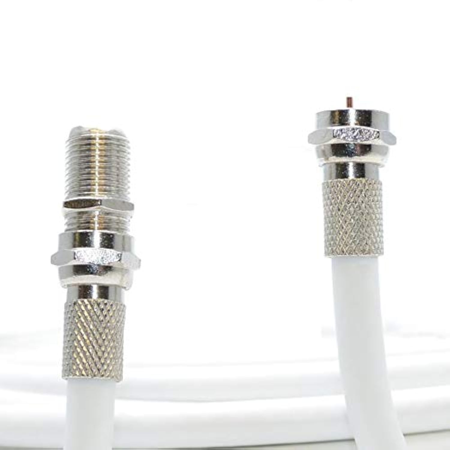 15M White Coax Cable For Virgin Media, Sky TV, Broadband Extension and Tivo & Superhub (15M, WHITE)