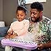 aPerfectLife Kids Piano, 32 Keys Multifunction Electronic Kids Keyboard Musial Instrument for Kids Children with Microphone (Purple)