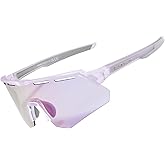 ROCKBROS Photochromic Cycling Glasses for Men Running Glasses for Women Mountain Bike Sunglasses