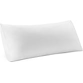 MIULEE 14x36 Inch Premium Lumbar Throw Pillow for Bed Sofa Couch Virgin Microfiber with 100% Cotton Cover Decorative Throw Pillow Insert Stuffer Form