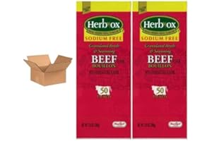 GUONG Hormel Herb Ox Beef Bouillon Sodium Free 50 Packets (Case of 2)