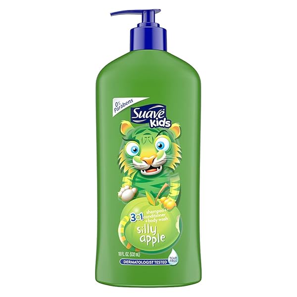 SILLY APPLE 3-IN-1 SHAMPOO, CONDITIONER, BODY WASH