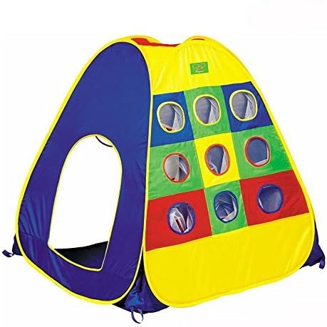 M&amp;H Playhouse for the children, Large Space Outdoor Indoor Children Game Play Tent with 9 baskets