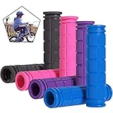 Rocutus 4 Pair Bike Handlebar Grips,Non-Slip Rubber